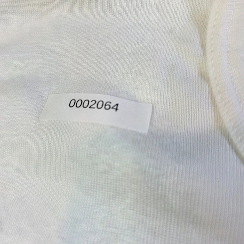 Vintage Made in USA All Cotton Long Sleeve Thermal Undershirt White XL